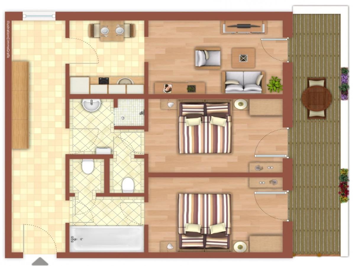 Alpenlodge, Ferienwohnung 3 Тирзе Экстерьер фото